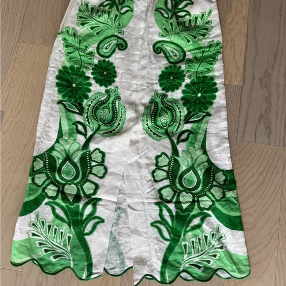 FARM Rio Green Color Festival Euroflax™ Midi Skirt - Picture 5 of 7